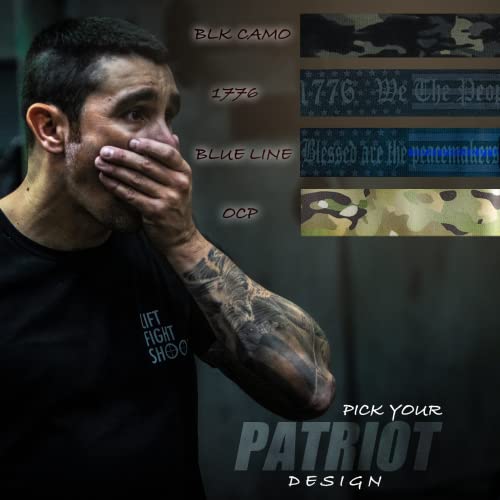 Handgelenkbandagen von Iron Infidel zum Gewichtheben – 61 cm lange, robuste Handgelenkstütze zum Trainieren, Fitnessstudio-Zubehör für Männer – Verwendung zum Gewichtheben, Crossfit, Fitness, Training, Bankdrücken, Powerlifting (OCP)