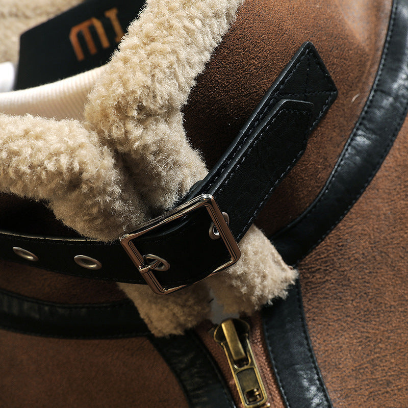 Wildlederjacke in großen Größen