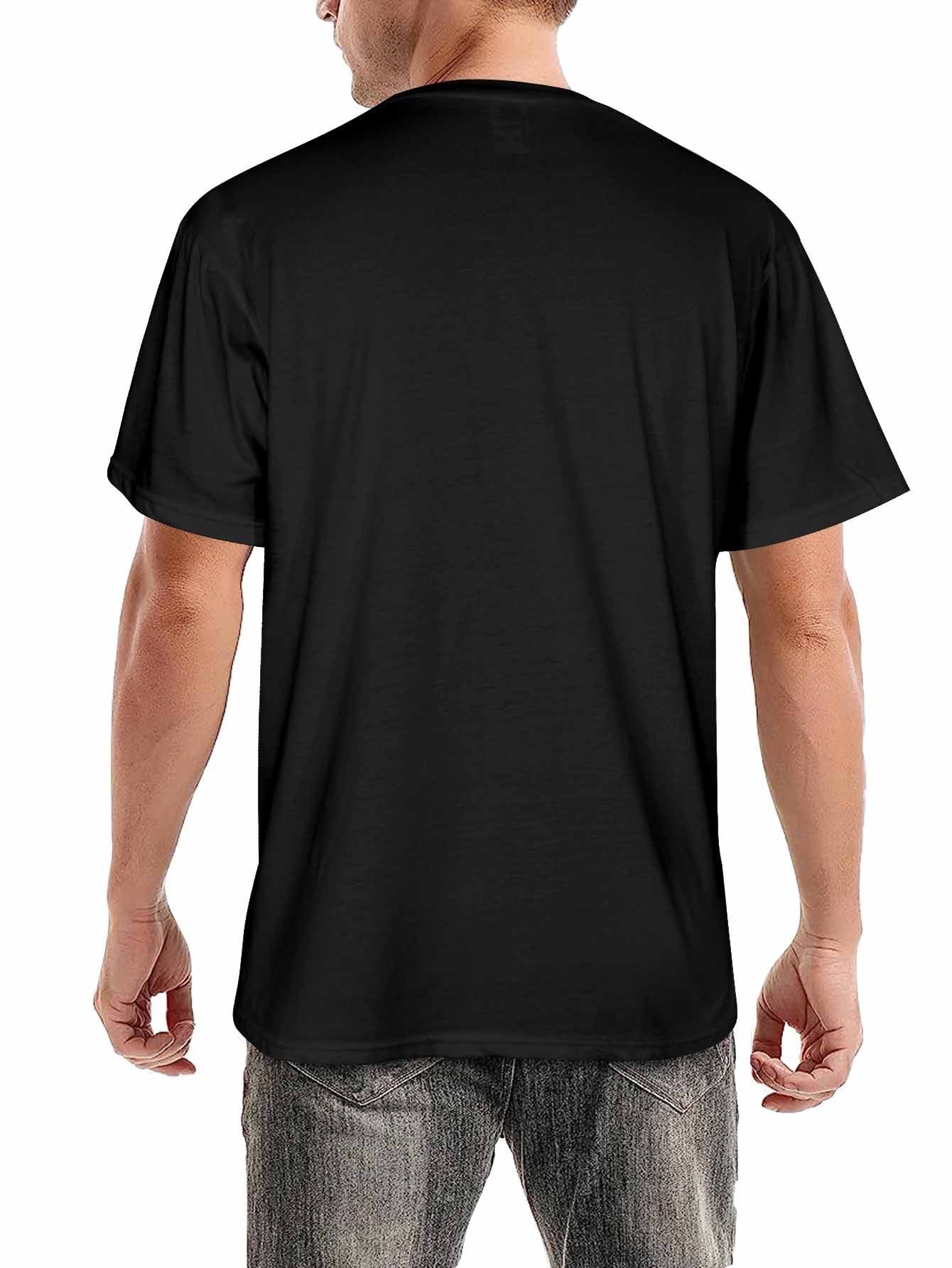 Lustiges „Mike hat Recht. Ich bin Mikes Geburtstag“-T-Shirt, lustiges gemustertes Text-T-Shirt für Herren