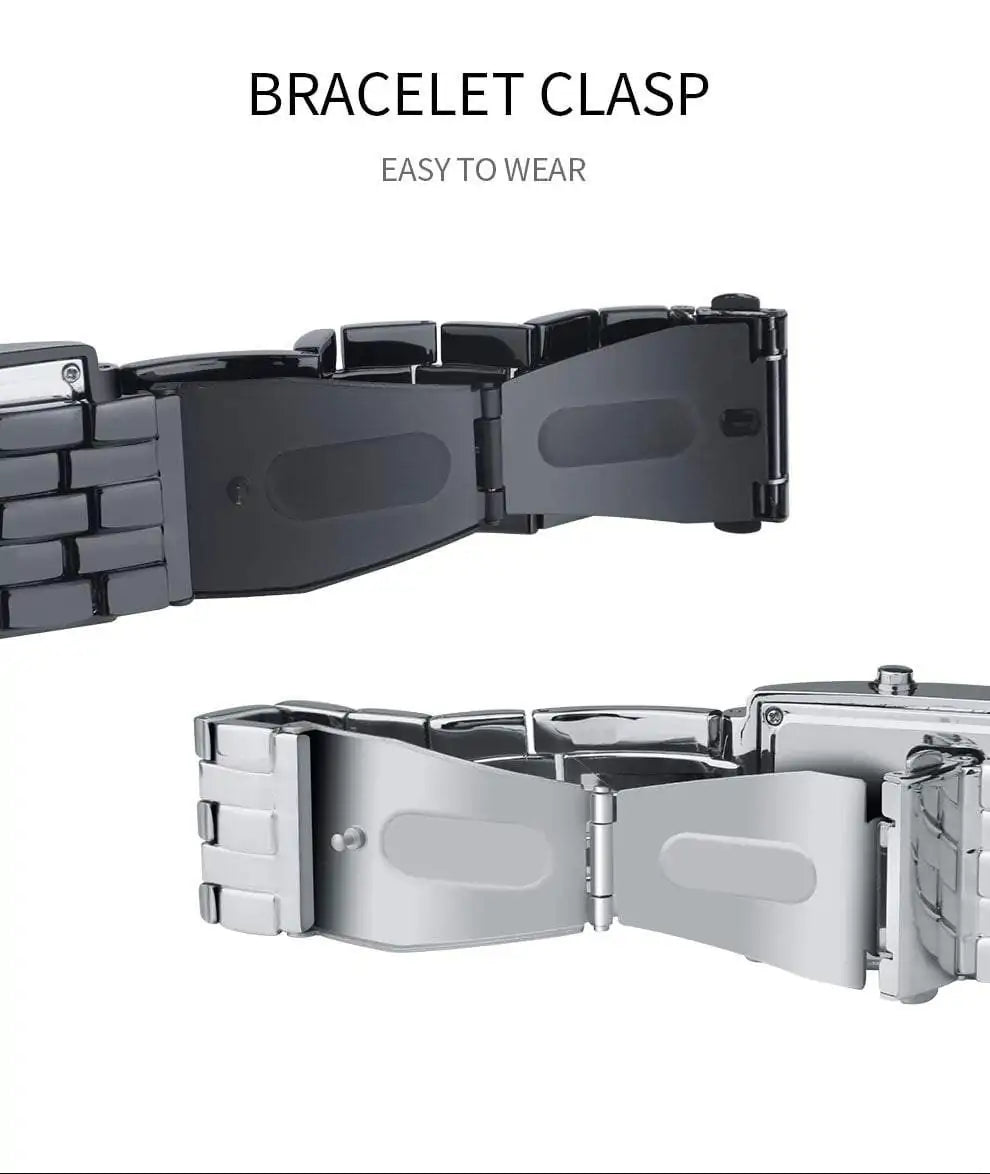 Futuristische Digitalarmbanduhr