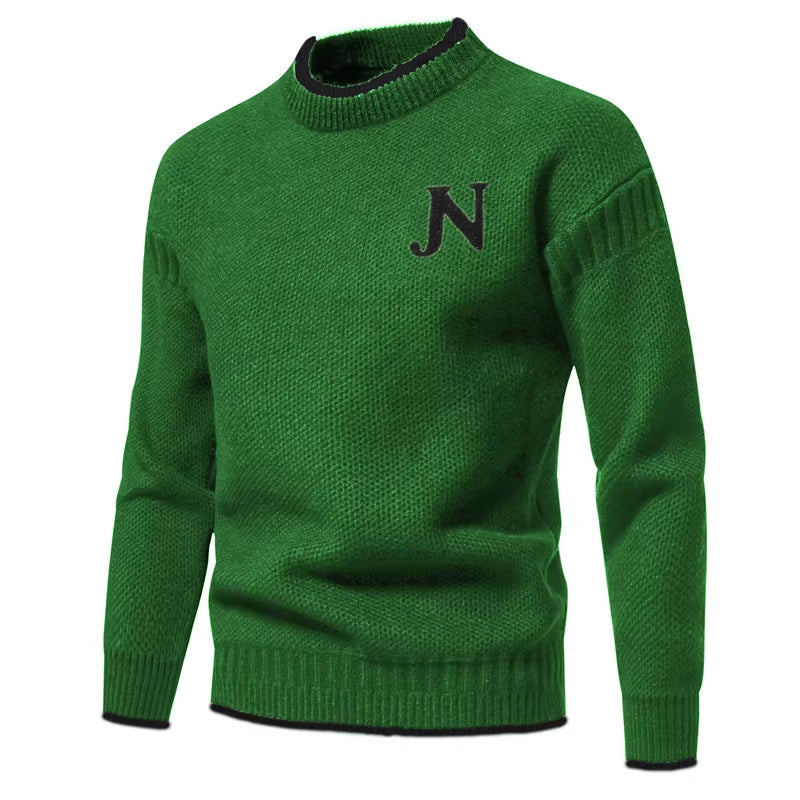 Trendy Freizeit Warm Gestrickt Bottoming Shirt Jugend Pullover