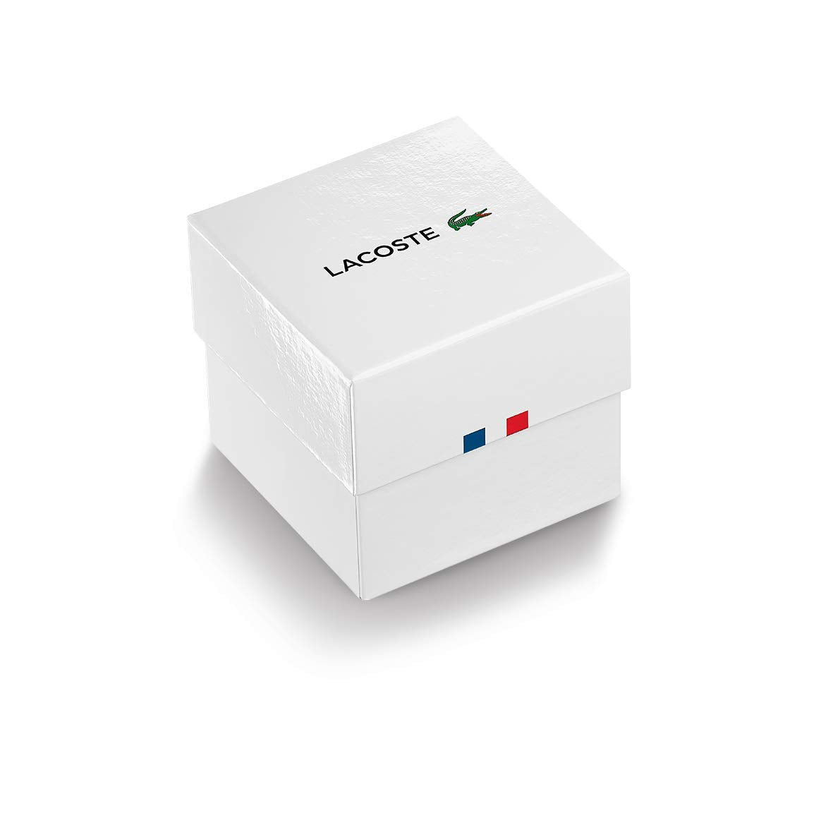 Lacoste 12.12 Studio Herren-Quarzuhr mit Edelstahlgehäuse und grünem Gummiarmband (Modell: 2011250)