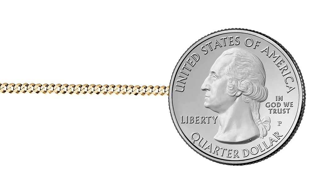 Savlano Halskette aus 925er Sterlingsilber, 14 Karat vergoldet, 3 mm, italienische massive Panzerkette mit kubanischen Gliedern für Damen und Herren, hergestellt in Italien, wird in einer Geschenkbox geliefert (24, 3 mm)