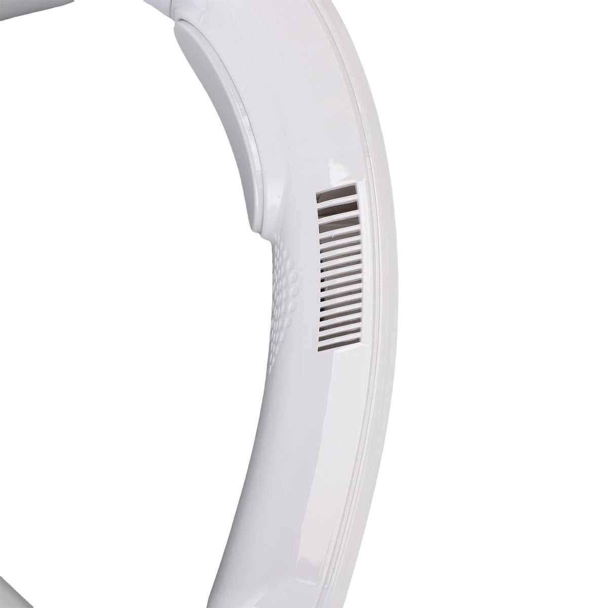 Wakects Tragbarer Nackenventilator, ABS-PP, Tragbarer Ventilator, 10000 MAh Akku, 3 Geschwindigkeiten, Kühlung, Heizung, Leiser Halbleiter für Strand, Radfahren, Camping, Kreuzfahrt, Reisen (WHITE)