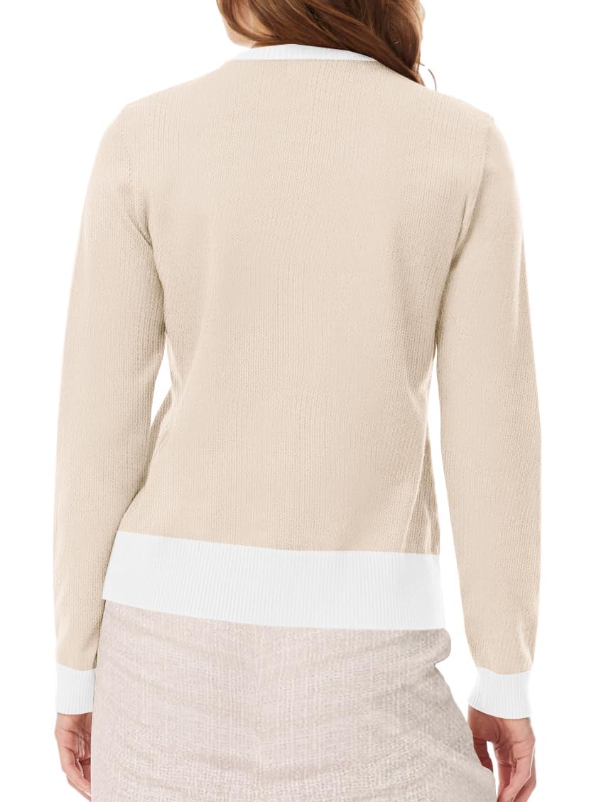 2024 Trendy Cardigans für Damen im Herbst, lässig, klassisch, vorne offen, Button-Down, leichte Pullover, Strick-Oberteil