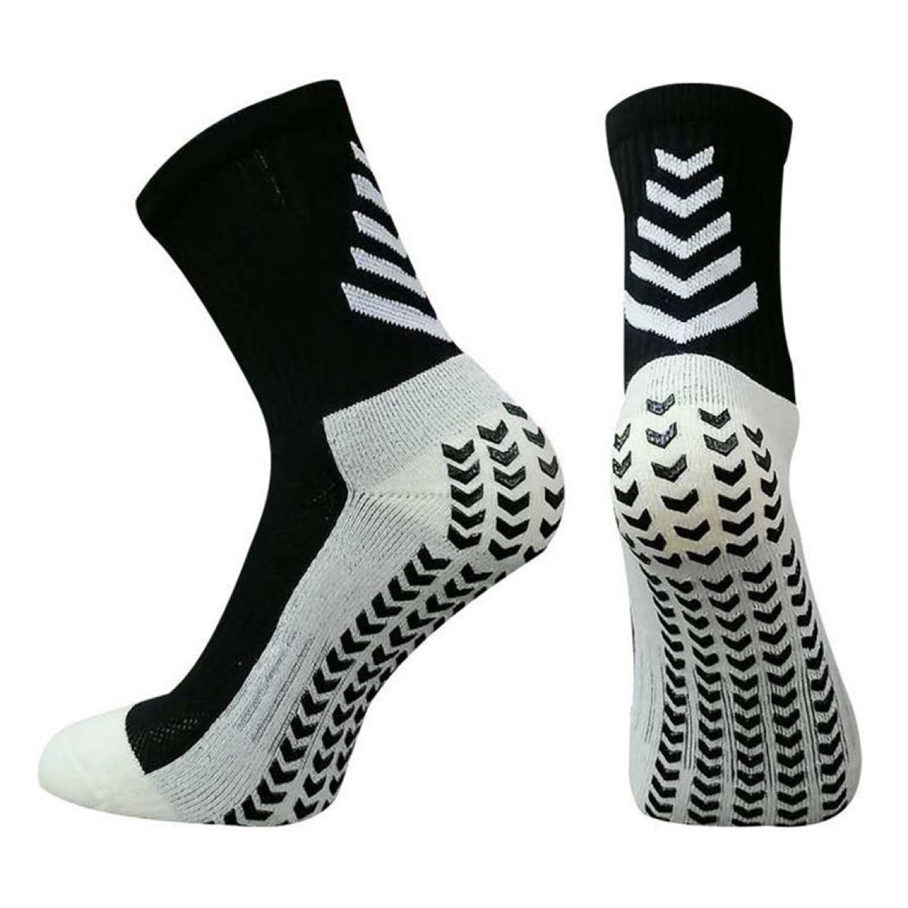 Men's Mid-calf Athletic Socks Socks For Running Non-slip Silicone Thickened