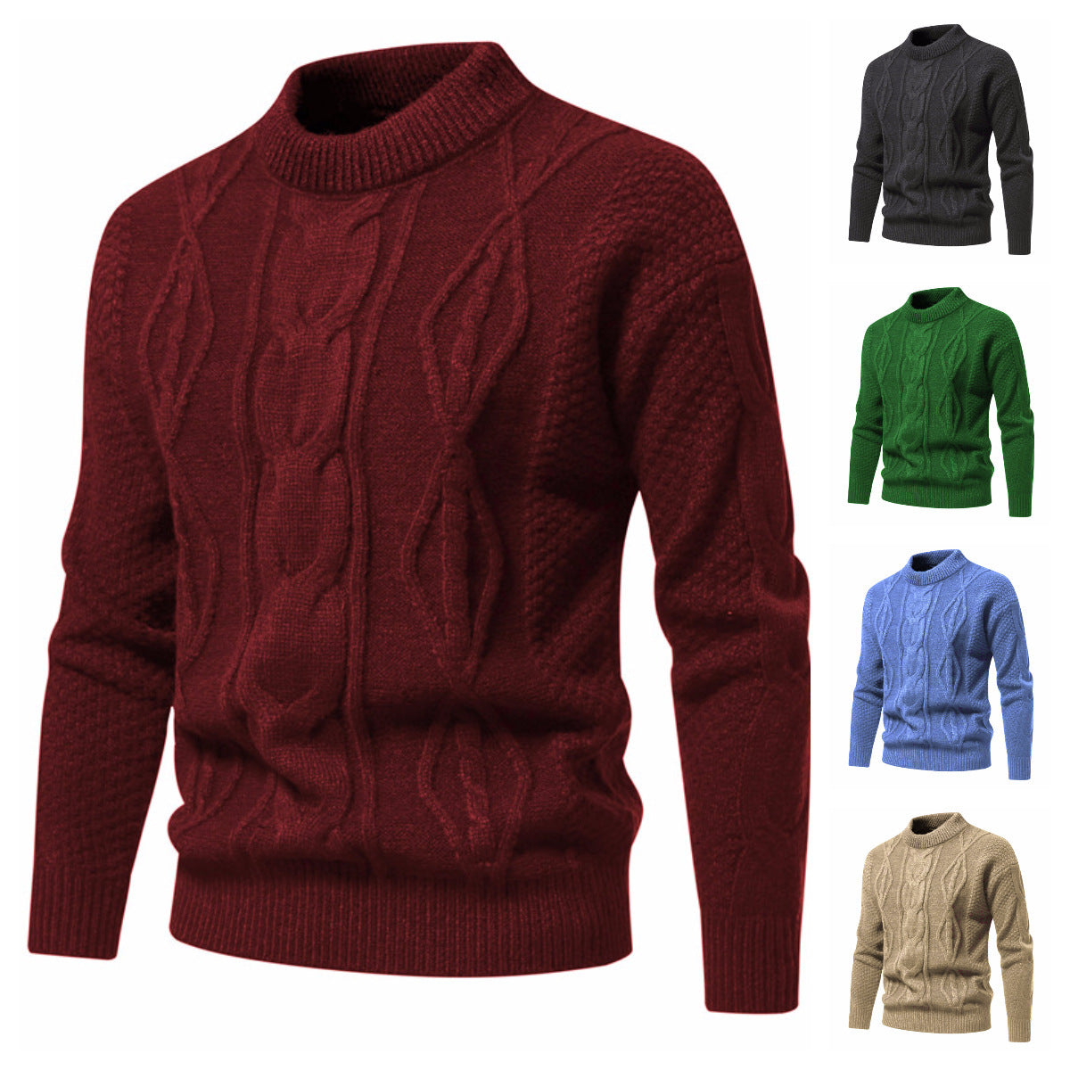 Herbst und Winter Pullover American Retro Herren Strickwaren