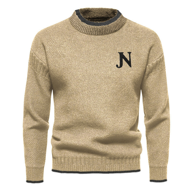 Trendy Freizeit Warm Gestrickt Bottoming Shirt Jugend Pullover