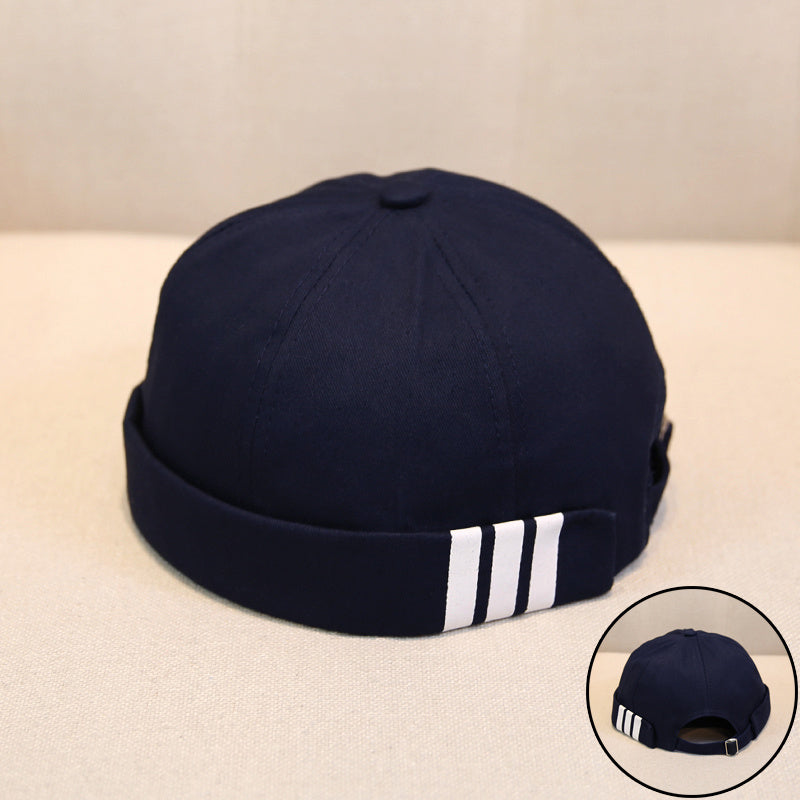 Retro Melon Hat Male Four Seasons Hip-hop Korean Version Of Beret Hat Street Hipsters Hats Without Eaves Landlord Women