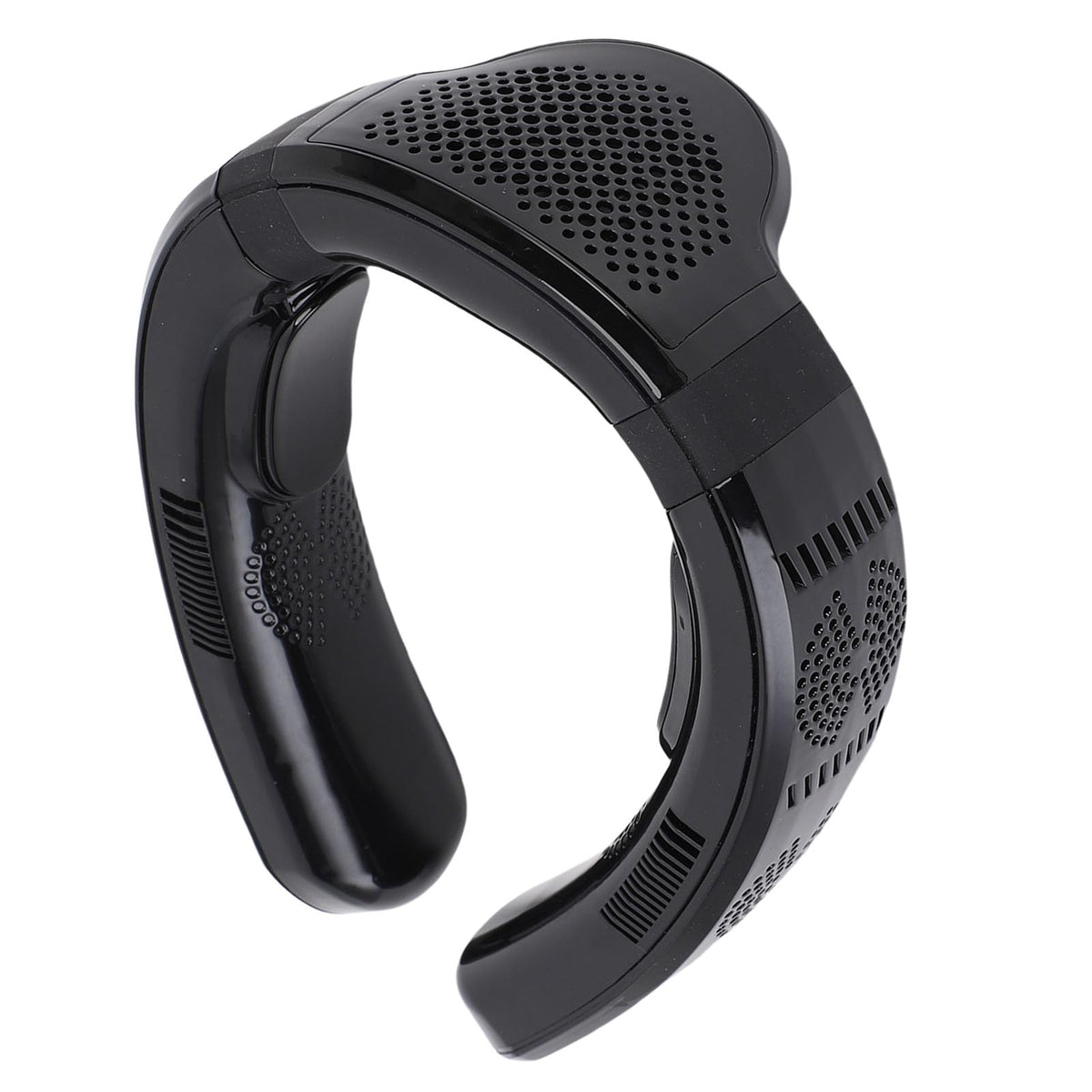 Wakects Tragbarer Nackenventilator, ABS-PP, Tragbarer Ventilator, 10000 MAh Akku, 3 Geschwindigkeiten, Kühlung, Heizung, Leiser Halbleiter für Strand, Radfahren, Camping, Kreuzfahrt, Reisen (WHITE)