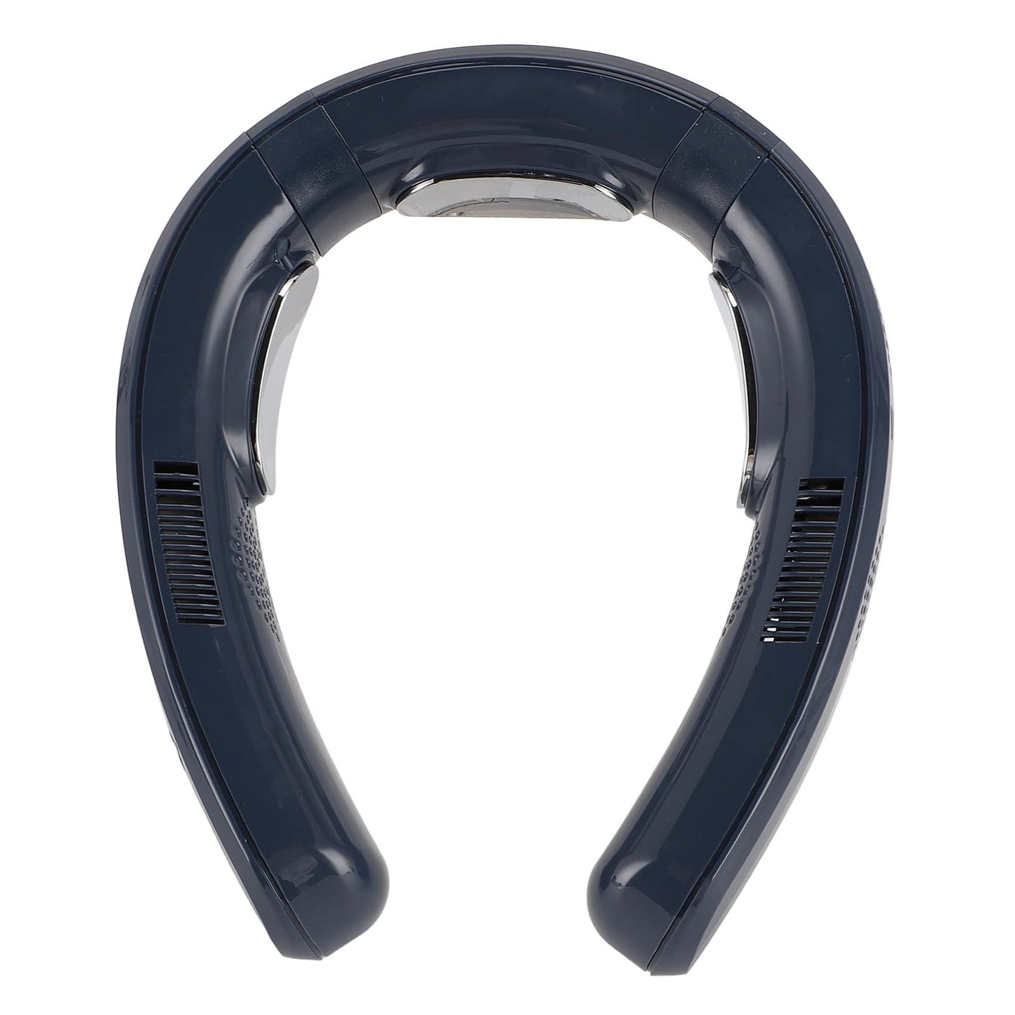 Dilwe Tragbarer Nackenventilator, Blattloser Halbleiter-Kühlventilator, Wiederaufladbare Persönliche Klimaanlage mit 3 Geschwindigkeiten für den Außenbereich (Navy blau)