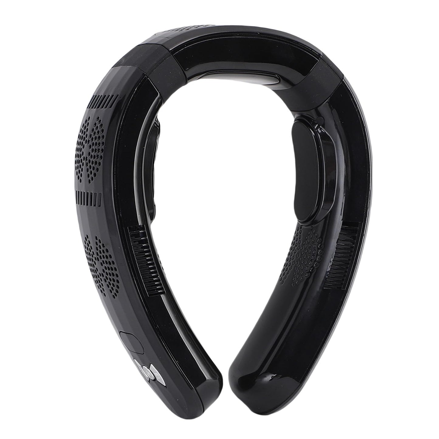 Wakects Tragbarer Nackenventilator, ABS-PP, Tragbarer Ventilator, 10000 MAh Akku, 3 Geschwindigkeiten, Kühlung, Heizung, Leiser Halbleiter für Strand, Radfahren, Camping, Kreuzfahrt, Reisen (WHITE)