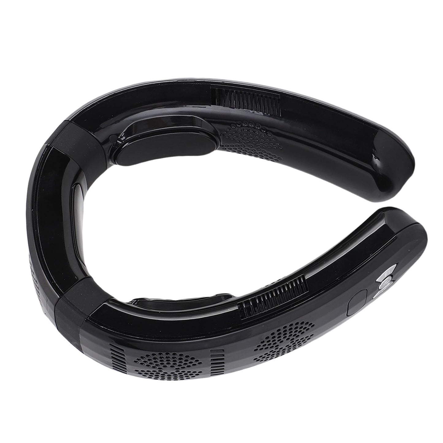 Wakects Tragbarer Nackenventilator, ABS-PP, Tragbarer Ventilator, 10000 MAh Akku, 3 Geschwindigkeiten, Kühlung, Heizung, Leiser Halbleiter für Strand, Radfahren, Camping, Kreuzfahrt, Reisen (WHITE)