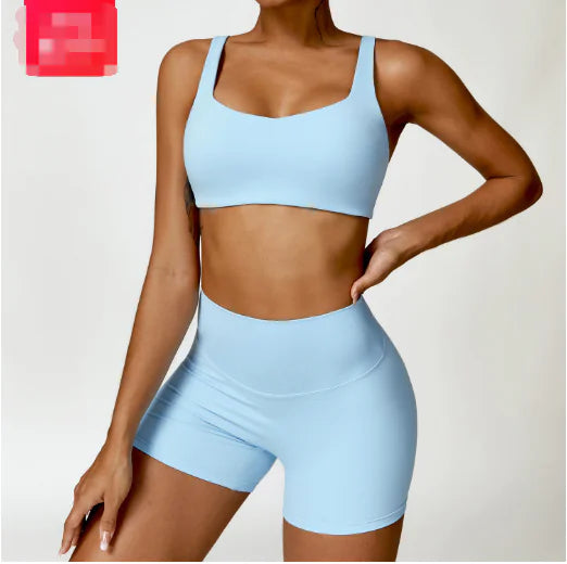 Set aus BH und Hose aus Stoff