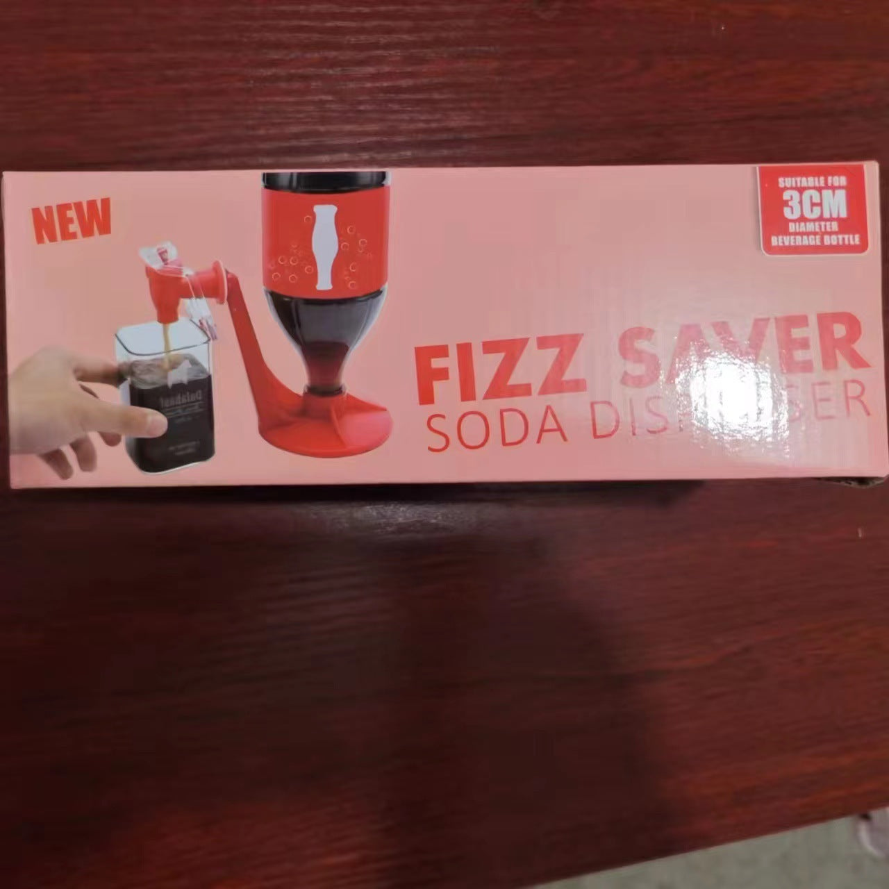 Wasserkrug Soda Getränkespender Flasche Cola auf den Kopf gestellt Trinkwasserverteiler Gadget Party Home Bar Küchengerät