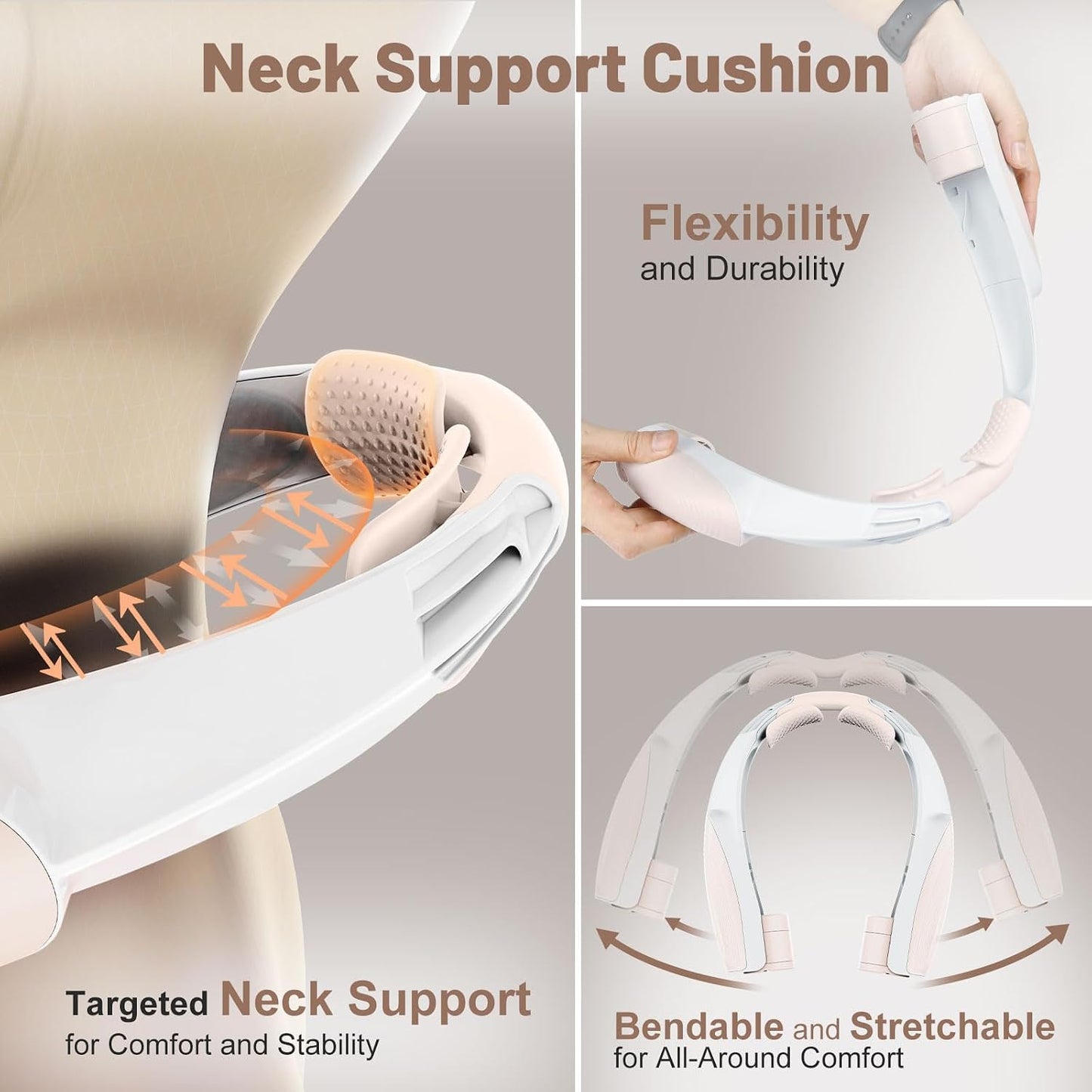 Nackenventilator, 8000 mAh Tragbarer Blattloser Halsventilator, 360° Luftstrom, 6 Stufen, USB Wiederaufladbar, Freihändiger Leichter Hals ventilator, Lange Akkulaufzeit für Büro/Gym/Reise, Outdoor