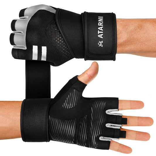 Fitness Handschuhe Trainingshandschuhe Herren &amp; Damen - Sporthandschuhe mit Handgelenkschutz &amp; Perfektem Grip Gym Gloves für Kraftsport,Krafttraining,Gewichtheben,Bodybuilding,Crossfit Training