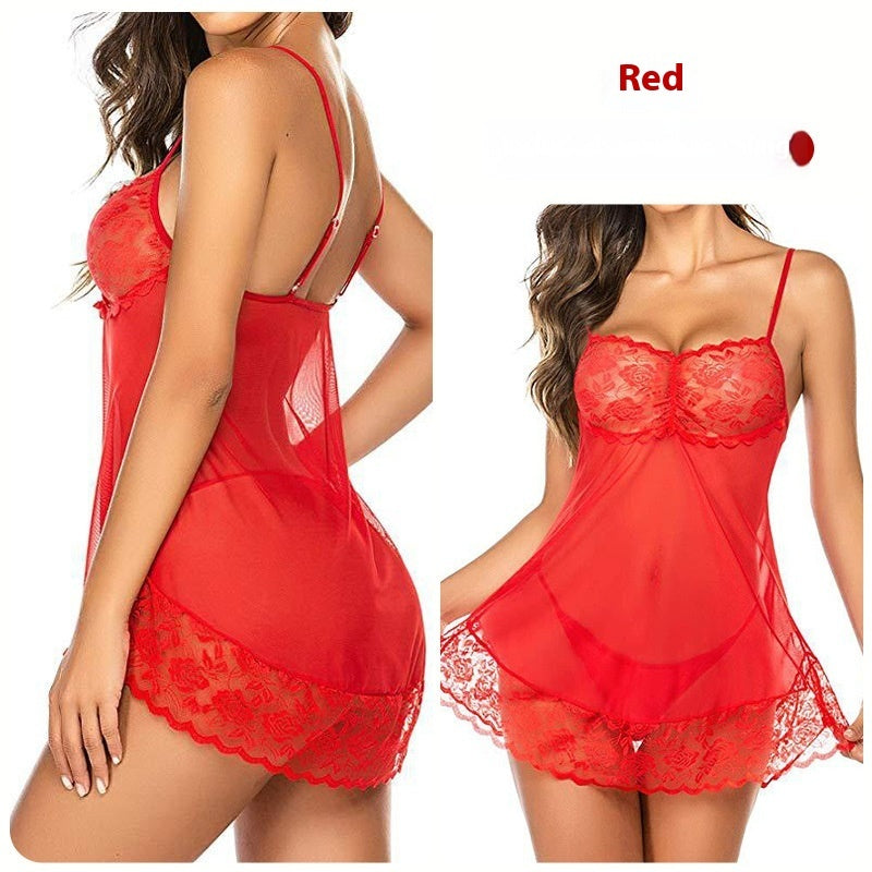 Sexy Spitzen-Sling-Tüll Sexy Nachtwäsche