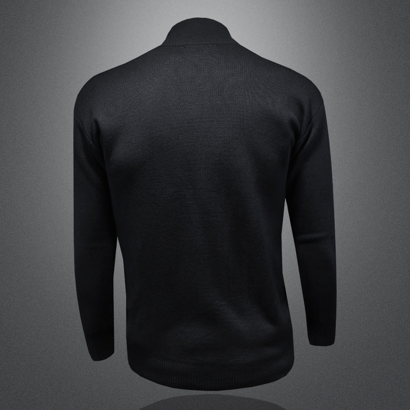 Pullover Cardigan Herren Slim Fit Mode Hemd Mantel