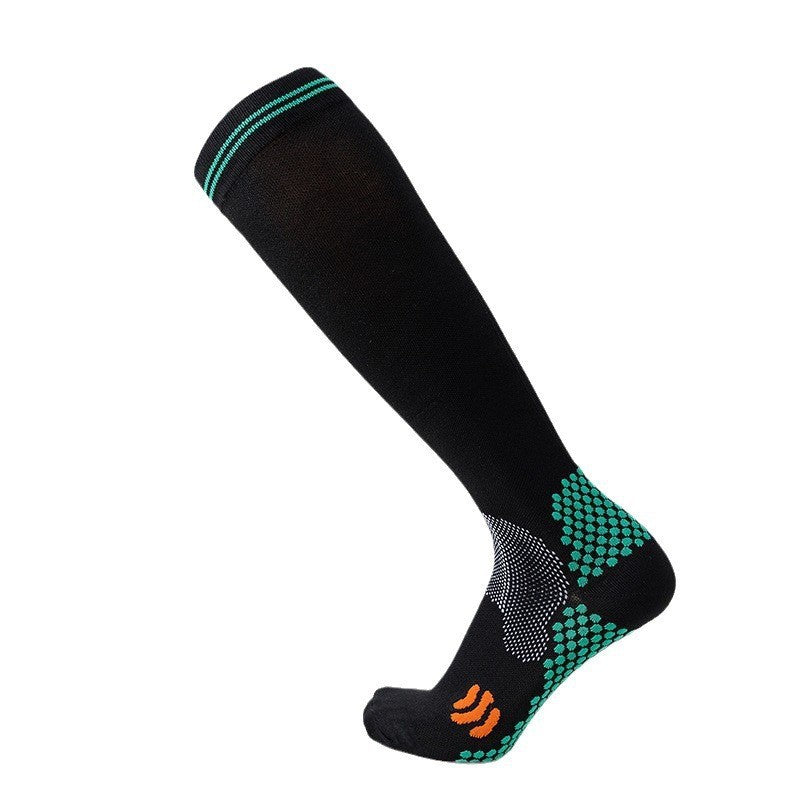 Nylon Men's And Women's Sports Muscle Strength Outdoor Football Compression Socks