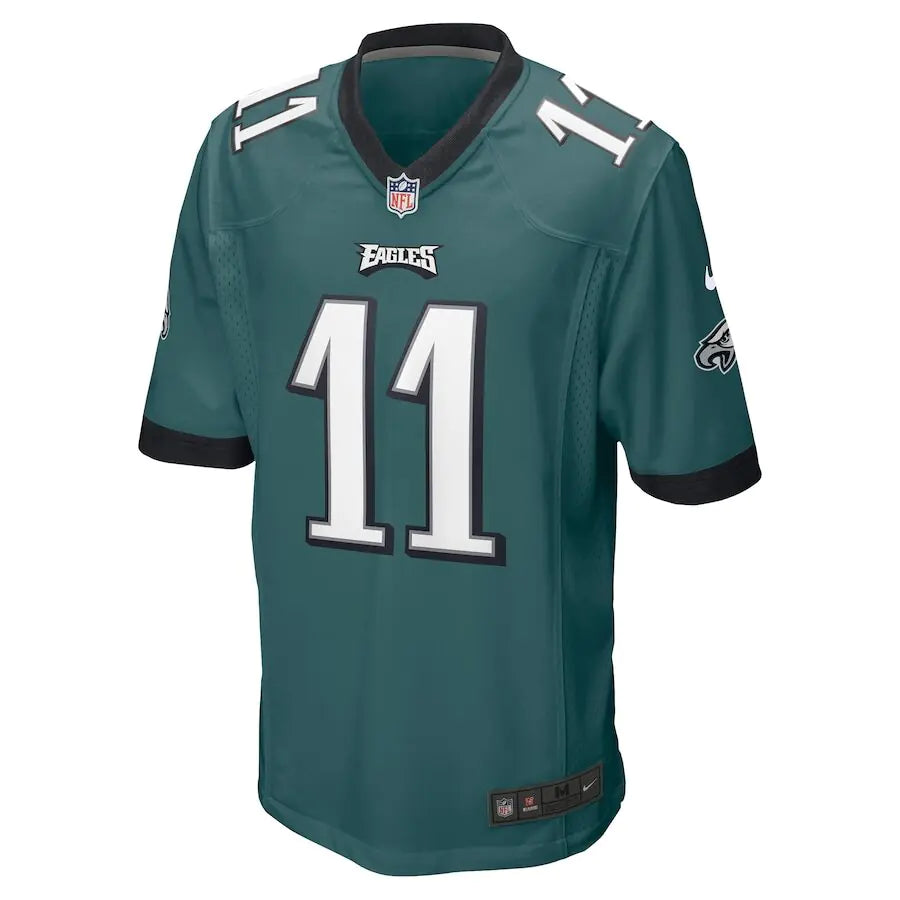 Philadelphia Eagles AJ Brown Mitternachtsgrünes Trikot für Herren