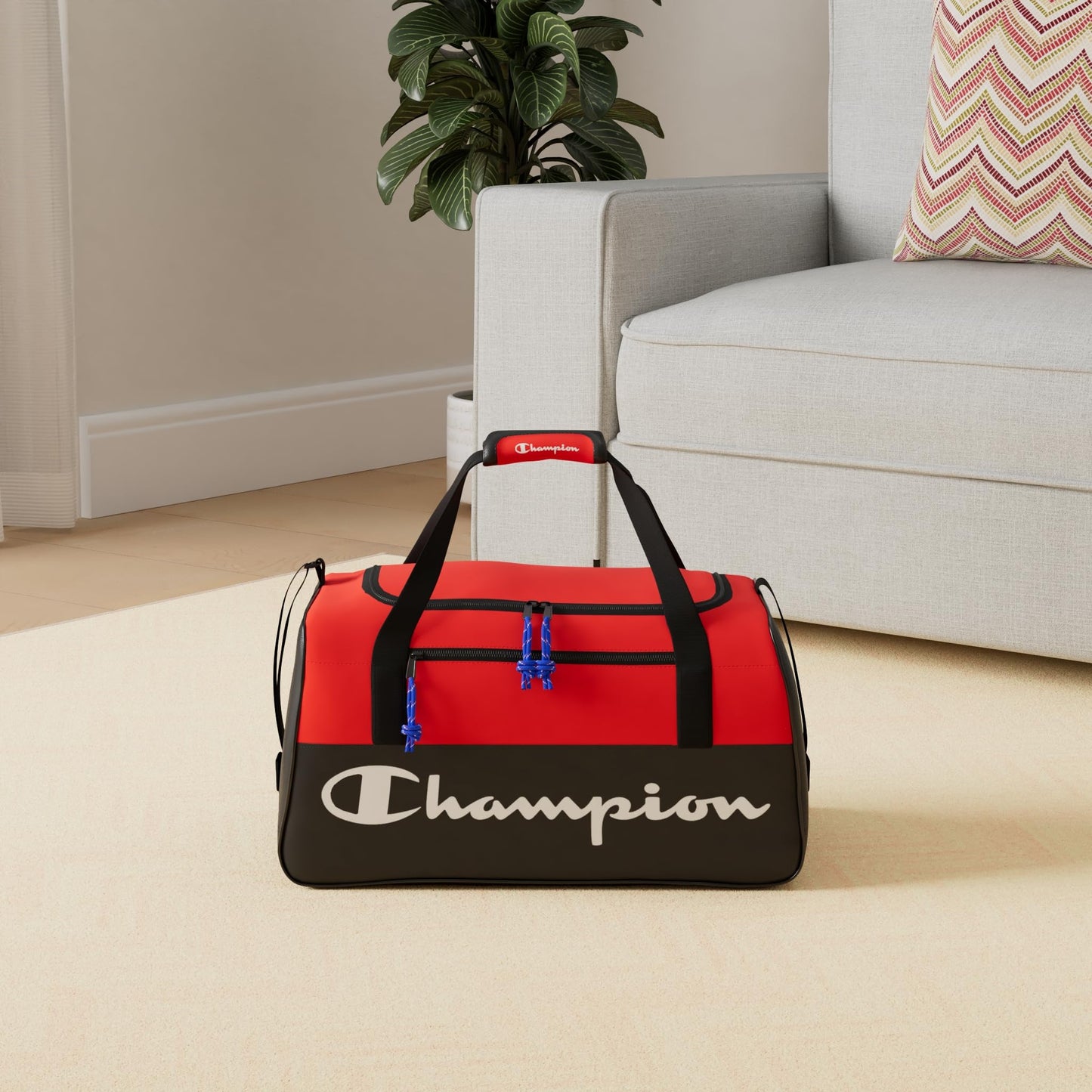 Champion Velocity Duffel Bag, Unisex, Erwachsene, Rot, Einheitsgröße US