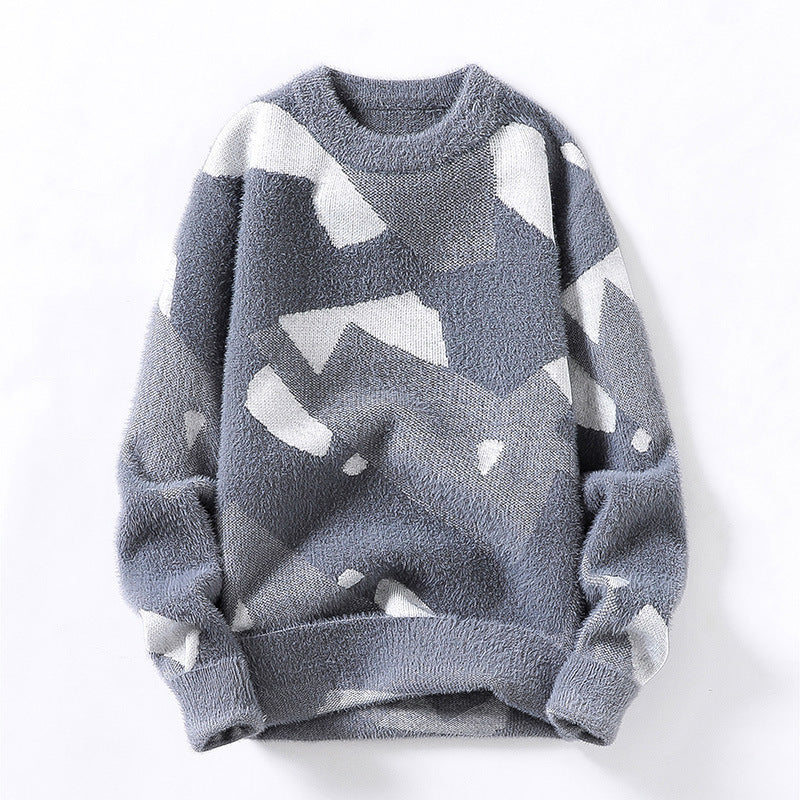Asian Bay Anti-Nerz Pullover Strickhemd Slim Herren Top Bottoming Shirt Datei