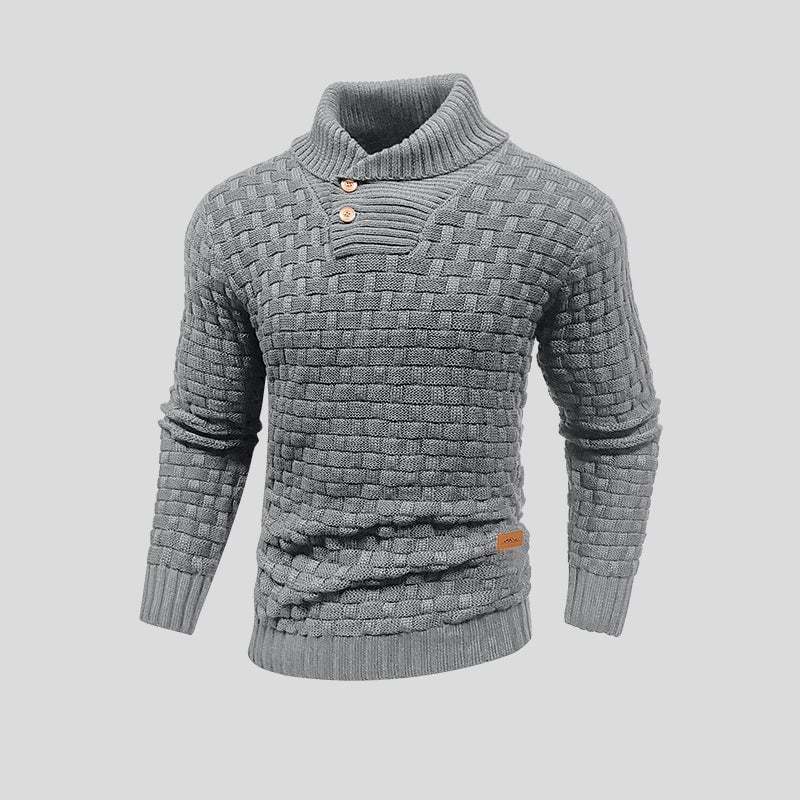 Exquisiter Pullover mit Knopfleiste für Jungen