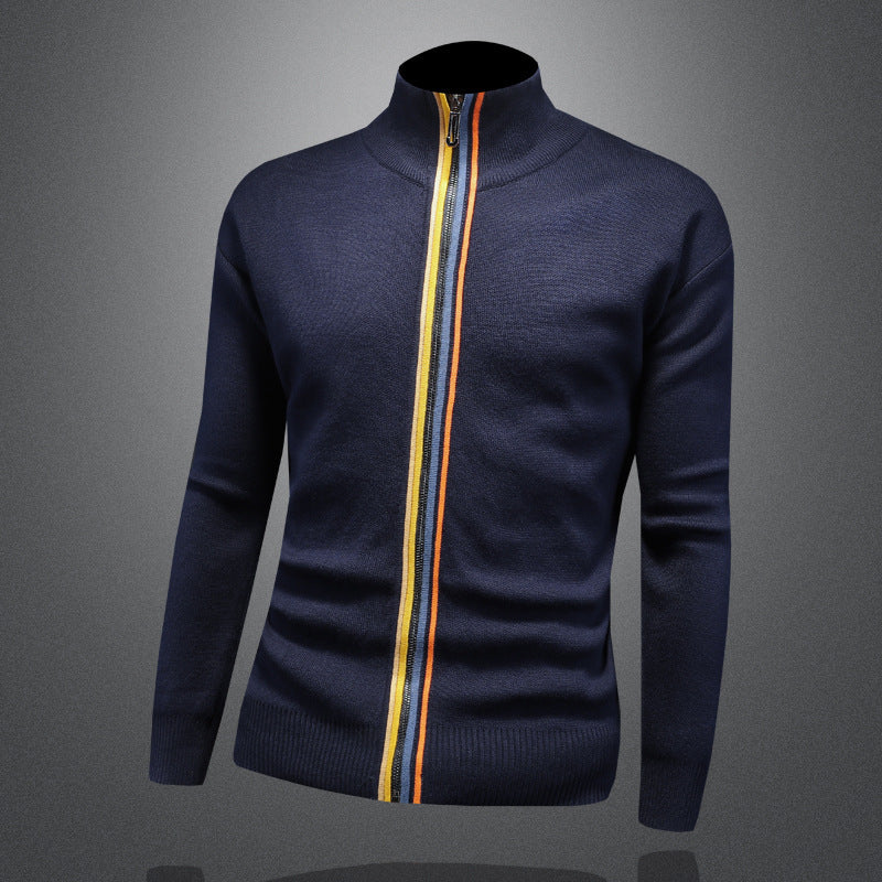 Pullover Cardigan Herren Slim Fit Mode Hemd Mantel