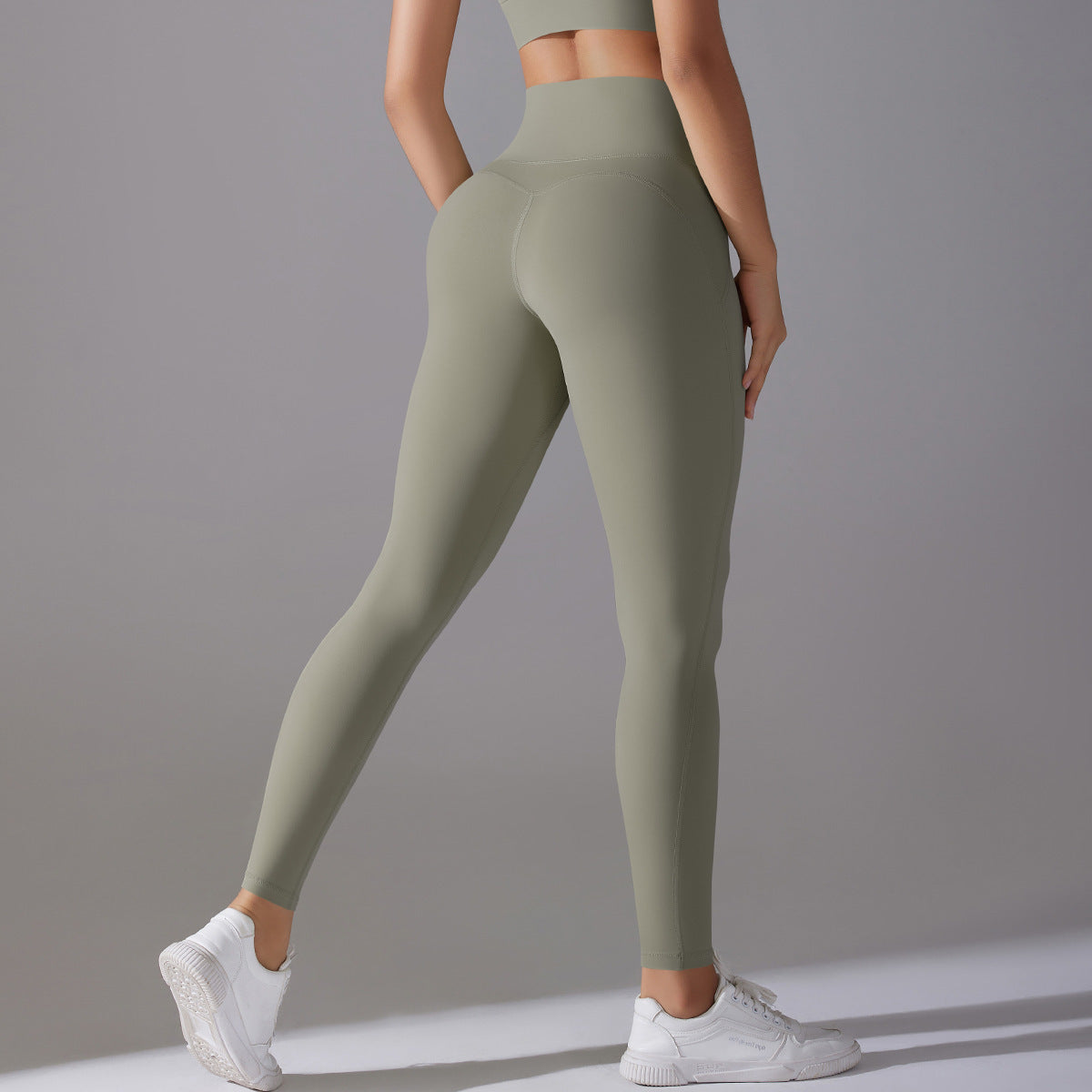 Internet-Berühmtheit, hohe Taille, Hüftlift, nacktes Gefühl, Hot Pants, Yoga Pants für Frauen