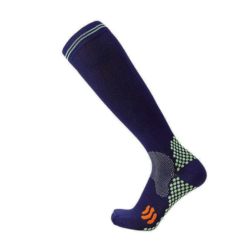 Nylon Men's And Women's Sports Muscle Strength Outdoor Football Compression Socks