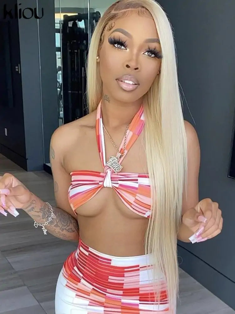 Kliou – Sexy, zweiteiliges Dekolleté-Set