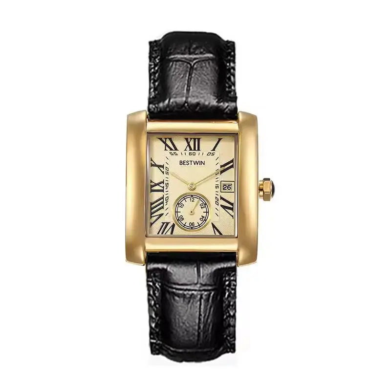 NEW Tank series Rectangular Watches for men Mens Watch Barrel Type Quartz Fashion Luxury Sports Waterproof Chronograph