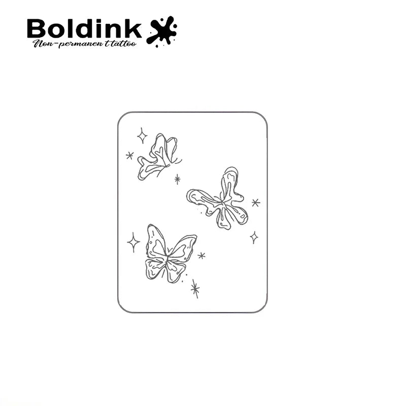 Butterflies Temporary Tattoo,Lasts To 15 Days New Technology Magic Waterproof Semi Permanent Sticker.