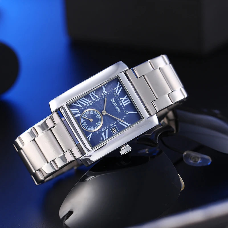 NEW Tank series Rectangular Watches for men Mens Watch Barrel Type Quartz Fashion Luxury Sports Waterproof Chronograph