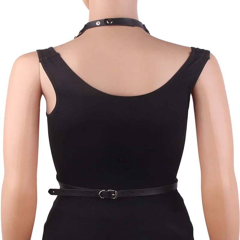 Sexy Body Harness Chain Bra Chest Waist Belt Witch Goth Leather Punk Metal For Women/Girl Erotic Accessories