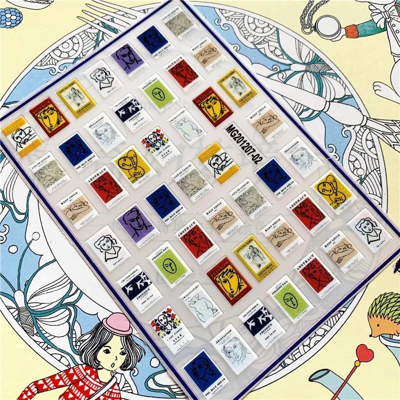 MG201011-38 WG661 Skull head snake sexy woman  3D Back glue Nail Art Stickers Decals Sliders Nail ornament decoration