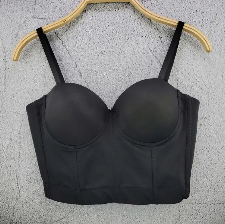 S M L XL 2XL 3XL Fashion Mesh Push Up Bralet Women's Corset Bustier Bra Night Club Party Sexy Cropped Top Vest fashion AW514