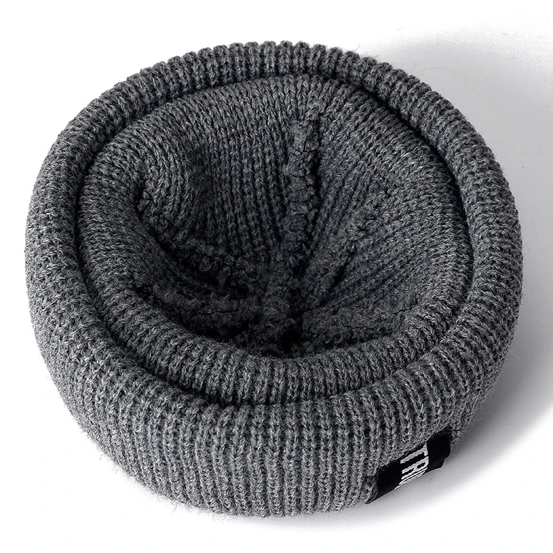 Hot Sale Daily Short Beanie Hat Unisex Sailor Style Winter Hat Men Women Ribbed Knitted Melon Cap True Letter Baggy Skull Hat