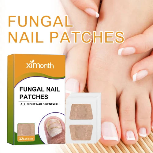 Ximonth Fungal Patches  Repair Thickening Grey Soft Shine Nail Care Patch