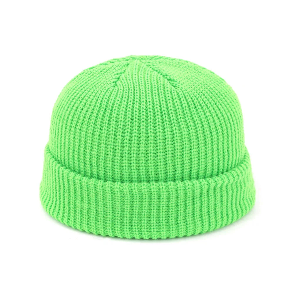 &quot;Trendy Pumpkin Beanie - Warm Knitting Skull Cap for Men &amp; Women - Unisex Hip-Hop Style Winter Hat&quot;