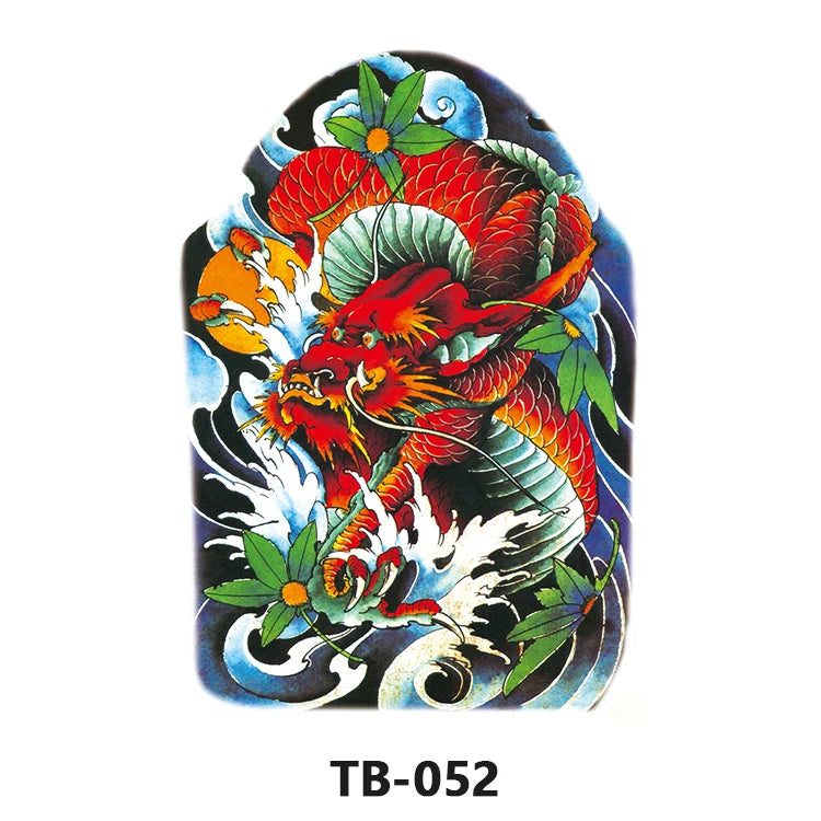 Wholesale Cool Big Full Back Tattoo Designs Large Size Temporary Tattoo Men's Full Back Tattoo Sticker