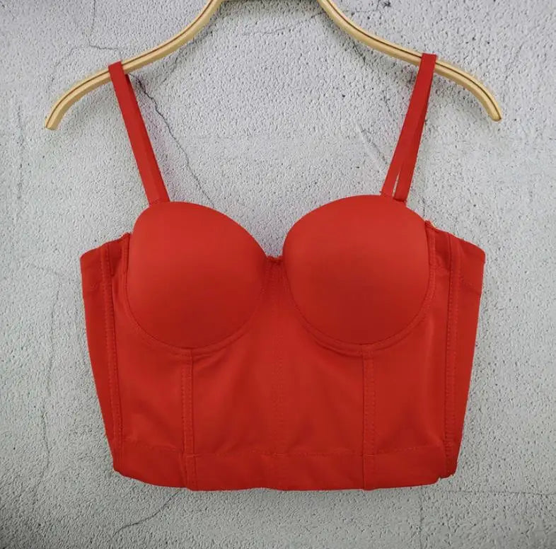 S M L XL 2XL 3XL Fashion Mesh Push Up Bralet Women's Corset Bustier Bra Night Club Party Sexy Cropped Top Vest fashion AW514