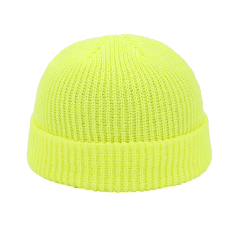 &quot;Trendy Pumpkin Beanie - Warm Knitting Skull Cap for Men &amp; Women - Unisex Hip-Hop Style Winter Hat&quot;