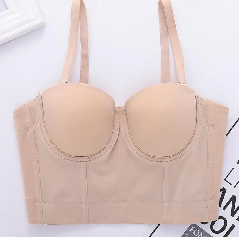 S M L XL 2XL 3XL Fashion Mesh Push Up Bralet Women's Corset Bustier Bra Night Club Party Sexy Cropped Top Vest fashion AW514