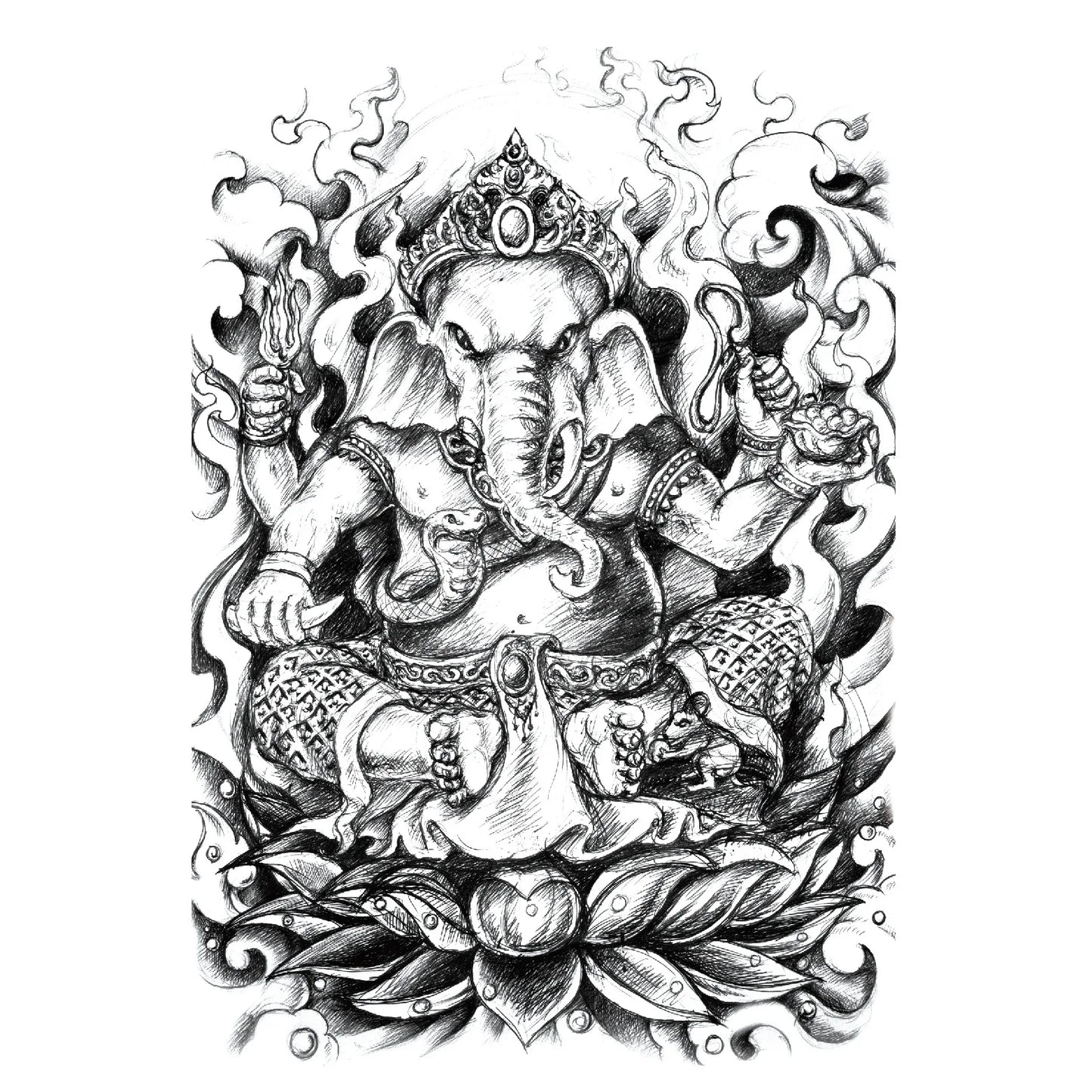 Wholesale Cool Big Full Back Tattoo Designs Large Size Temporary Tattoo Men's Full Back Tattoo Sticker