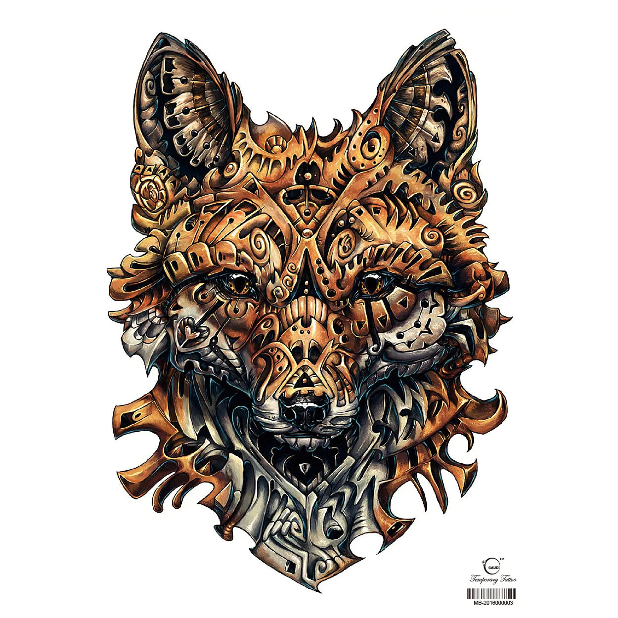 Wholesale Cool Big Full Back Tattoo Designs Large Size Temporary Tattoo Men's Full Back Tattoo Sticker
