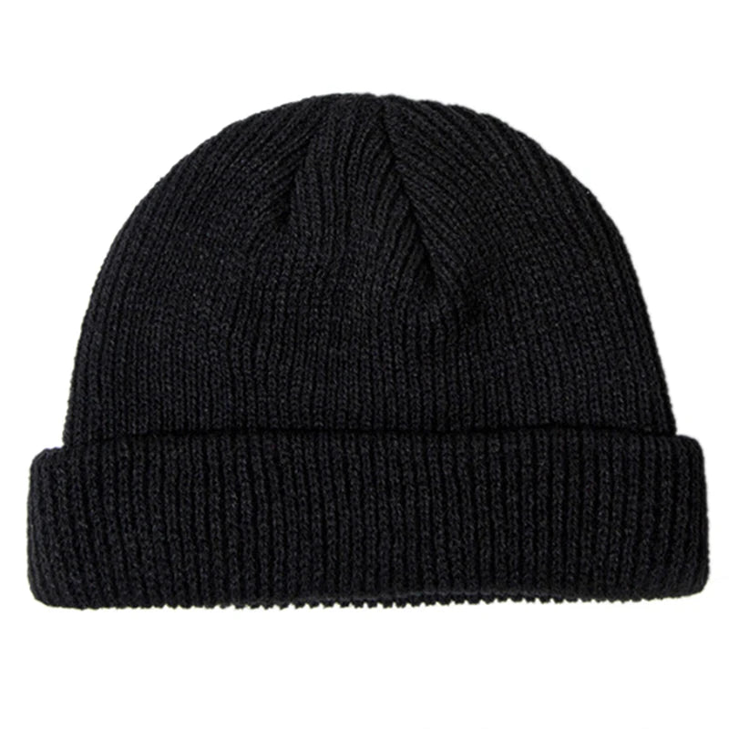 Damen Casual Cap Winter Unisex Rippenstrick Beanie Mützen Hüte Für Frau Herren Kinder Mädchen Jungen Schwarz Grau Rot Einfarbig