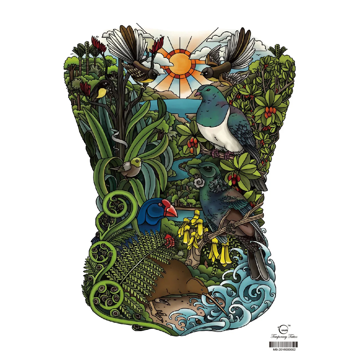 Wholesale Cool Big Full Back Tattoo Designs Large Size Temporary Tattoo Men's Full Back Tattoo Sticker