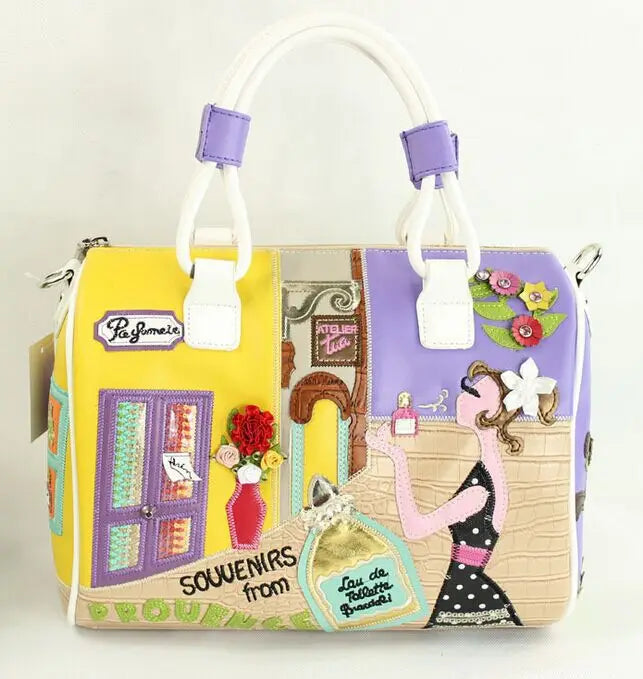 Luxury Women Pu Leather Handbag Fashion Large Capacity Female Shoulder Bags High Quality Ladies Boston Crossbody Bag Casual Tote